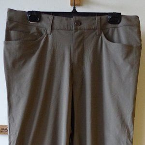 Lululemon Warpstreme ABC Pant Classic 37"L inseam Tall Size 34 Nomd